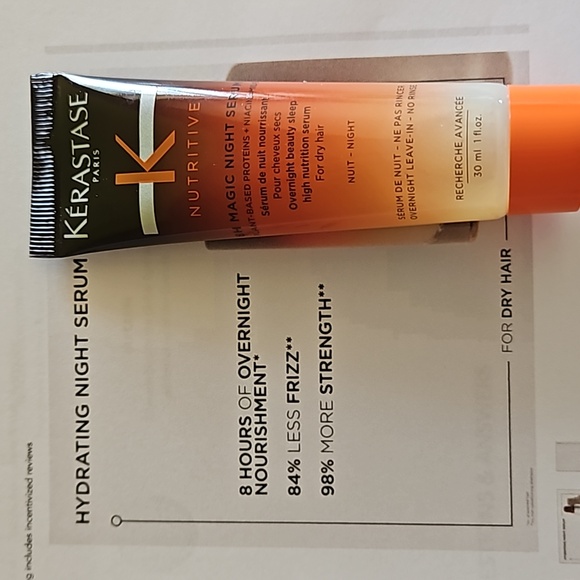 NWT Kerastase Hydrating Night Serum for hair travel size - Picture 5 of 10
